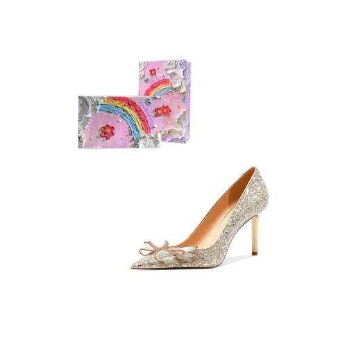 Crelinkxlat Узкий каблук Высокие каблуки Женские