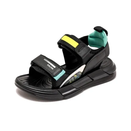 Неон противоскользящие устойчивые к истиранию дышащие легкие амортизация низкий топ сандалии детские