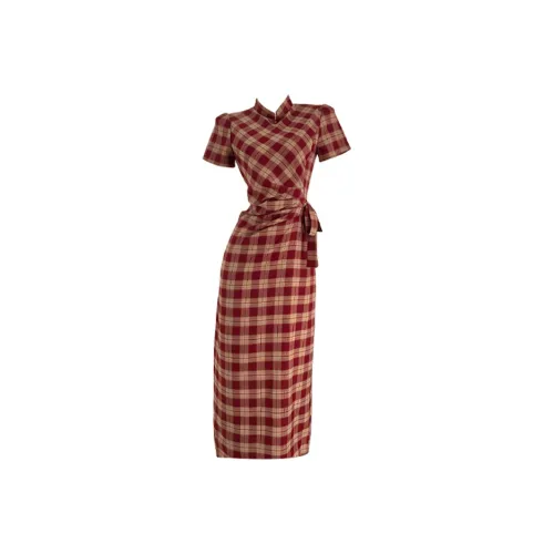 ONE PASS STUDIO Короткий рукав Платье Женское