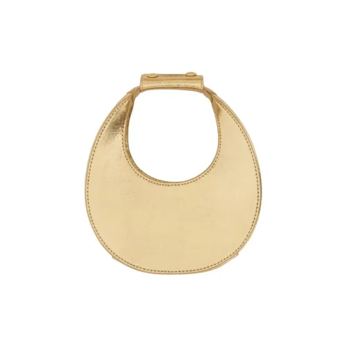 Staud Телячья кожа Полумесяц Сумка Сумка Стандартная Женская Золотая