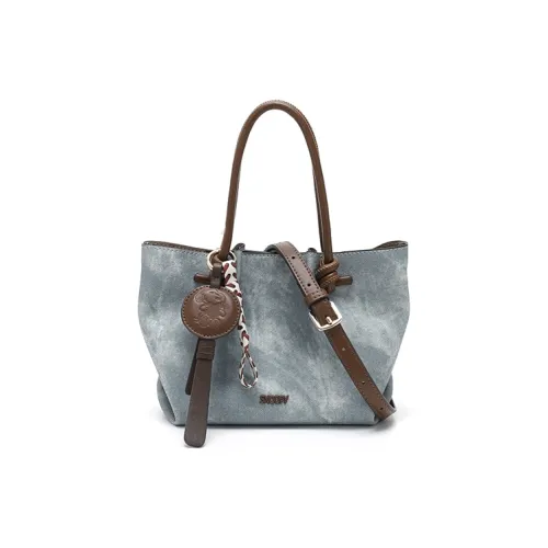 SNOOPY PU (полиуретан) Сумка с одним плечом Женская Джинсовый синий