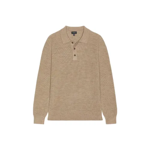 CLUB MONACO Поло Мужское Oats Heather Цветочный Дизайн