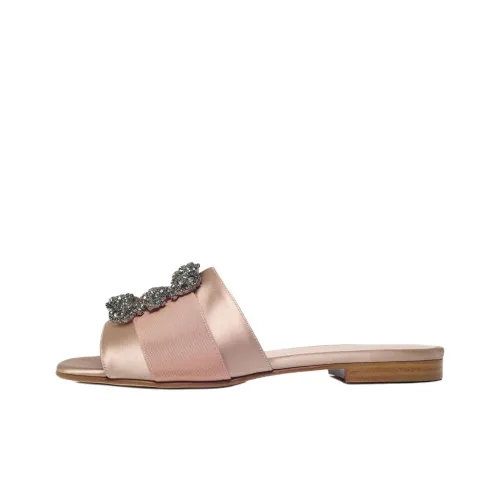 MANOLO BLAHNIK Слипоны Женские Нюдово-розовый