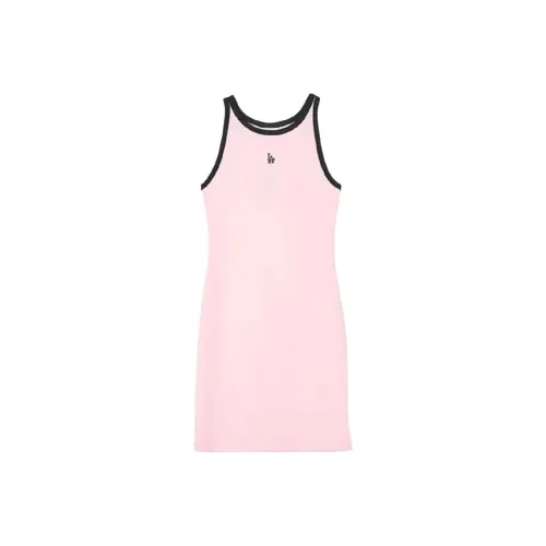 MLB Без рукавов Платье Женское Светло-розовое