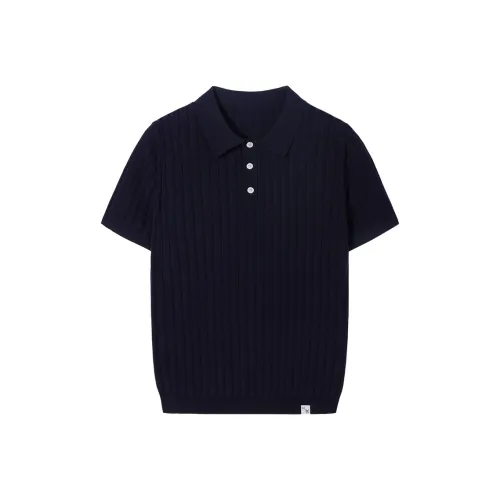 PSO Brand Поло Унисекс Темно-синий