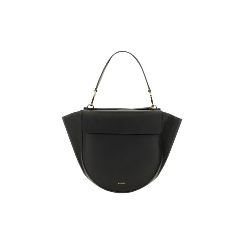 Wandler Телячья кожа Сумка через плечо Сумка среднего размера Женская Черная