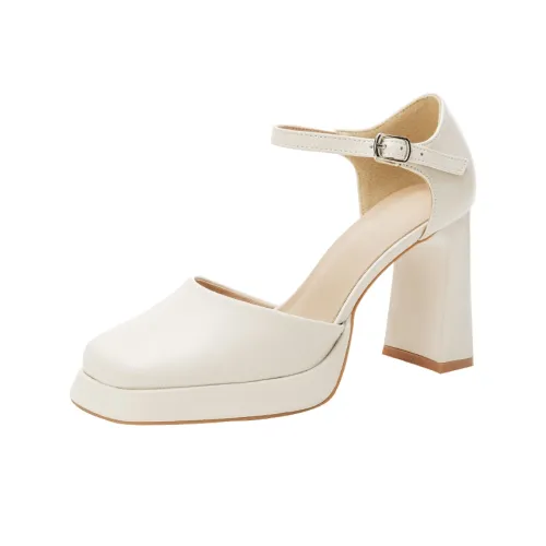 Zubumei Грубый каблук Высокие каблуки Женские