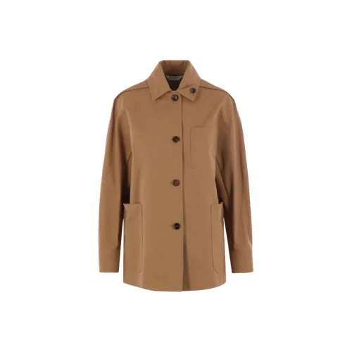 MaxMara Куртки и Пальто Женские Бронза Коричневый