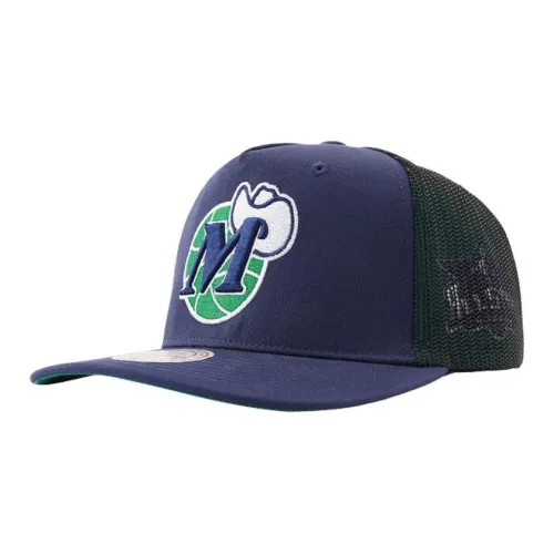 MITCHELL NESS Хлопок изогнутый козырек Бейсболка Мужская Морской Синий Синий