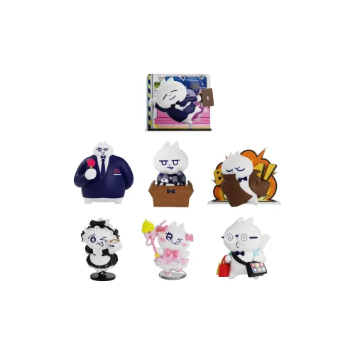 PLZDOT Bow Tie Kitten 'I'M A Kitten' Collection Blind Boxes Single Mystery Box Full Box 6 Pack PLZDOT Галстук-бабочка Kitten 'Я котенок' Коллекция Слепые коробки Один Mystery Коробка Полная Коробка 6 Пачка