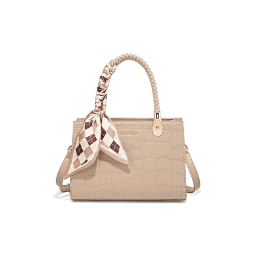 VINEY Сумка из коровьей кожи с синтетической кожей одно плечо большая женская хаки