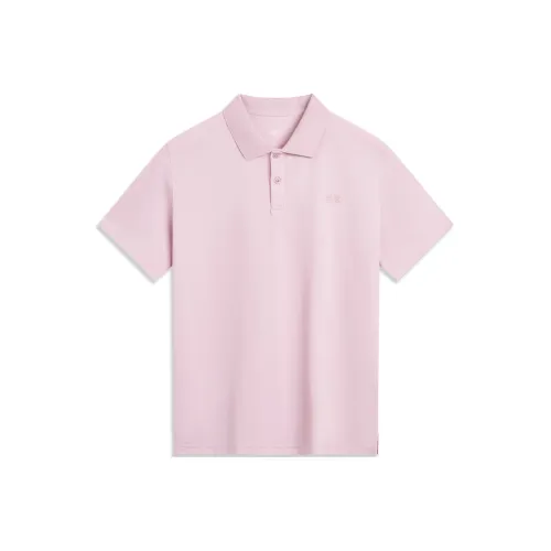 LINING China Color Collection Поло Мужское Galalith Розовый