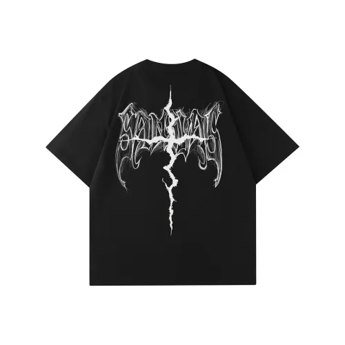 SANSYAS Черная унисекс футболка