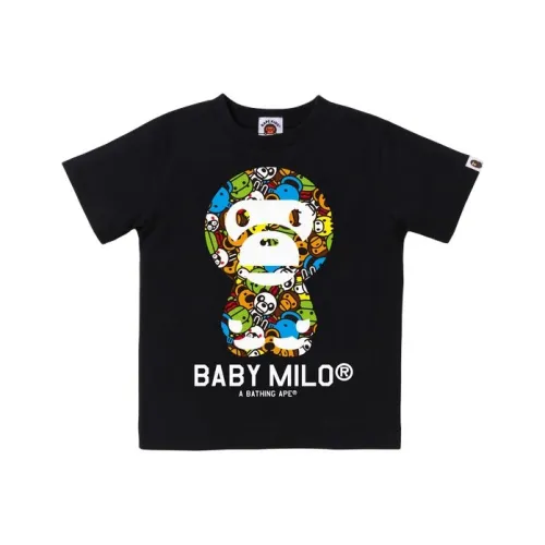 A BATHING APE Bape T-рубашка для малыша MILO (фиолетовая) для детей от 3 до 7 лет