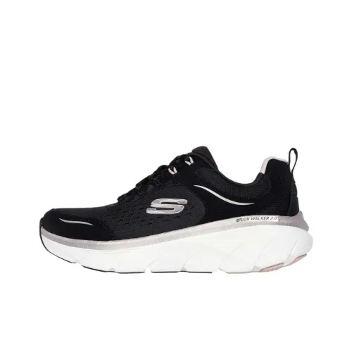 Skechers Deluxe Walker Low Топ Повседневная обувь Женская Черная