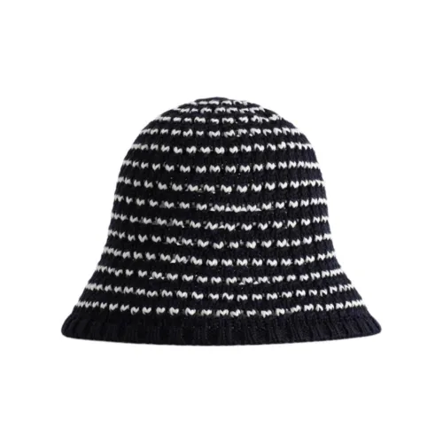 COS Хлопок Шапки-бини Женские Черный