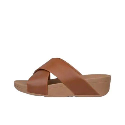 FITFLOP Резиновая подошва противоскользящие слипоны женские коричневый