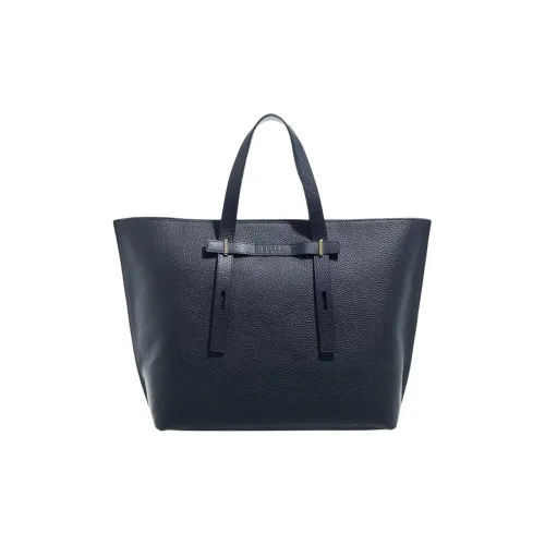 Furla Кожа Тоут Сумка Сумка для покупок Сумка Большая Женская Морской Синий