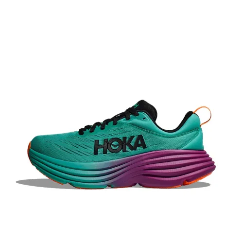 HOKA ONE ONE Bondi 8 Беговые кроссовки Низкий топ Зеленый Мужской