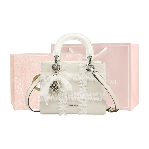 MISS GAIL Сумка через плечо из синтетической кожи сумка обычного размера женская белая