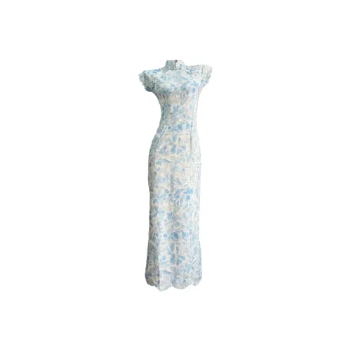 QIAOMONVHAI Короткое платье с короткими рукавами женское