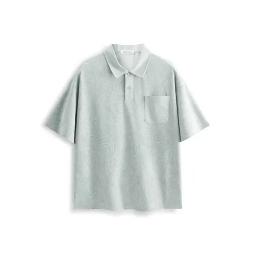 PEACEBIRD MEN Aqua Foam Green Men's Polo