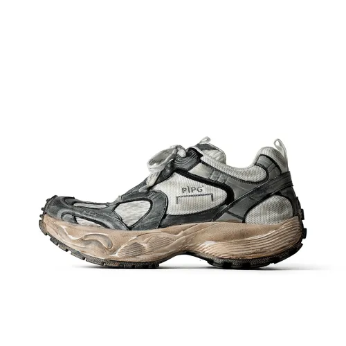 PIPG Low Top Cages Кроссовки Черные/Белые Унисекс