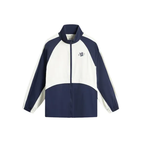 LINING YOUNG Куртка Sports Life Collection Темный Корабельный Синий Сливочный Детский