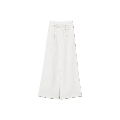 Twinset Белые Женские Повседневные Брюки