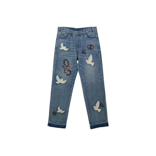 M26D Синие Унисекс Джинсы