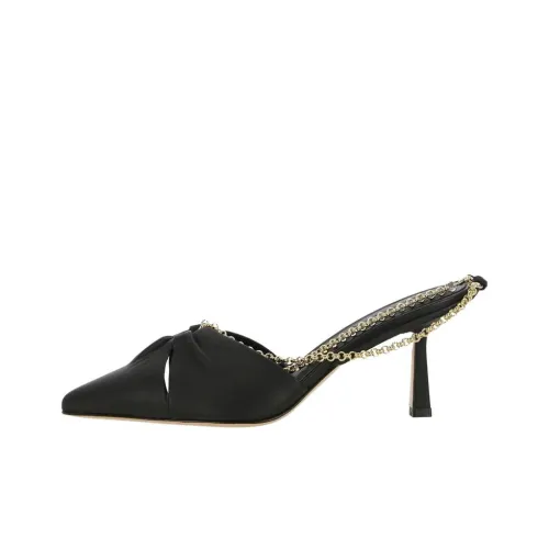 STUDIO AMELIA Домашние тапочки 6,5 см Женские Черные