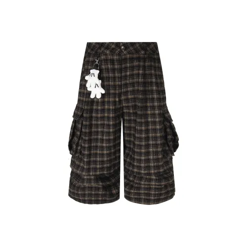 FDYZ Коричневые унисекс шорты карго