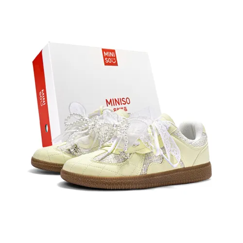 Miniso Скейтборд Кроссовки Низкие Топ Женские
