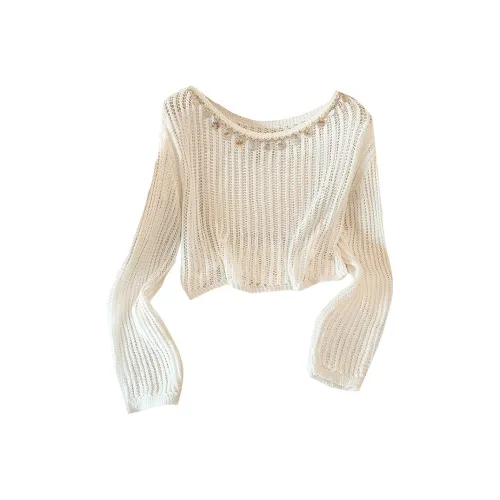 SIBAISHE Бежевый Женский Трикотаж