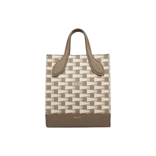 BALLY PU (полиуретан) Сумка-тоут Сумка для покупок Сумка через плечо Сумка мини Женская Бежевая
