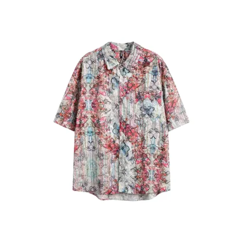 CAT'S PAW Красный Унисекс Рубашки