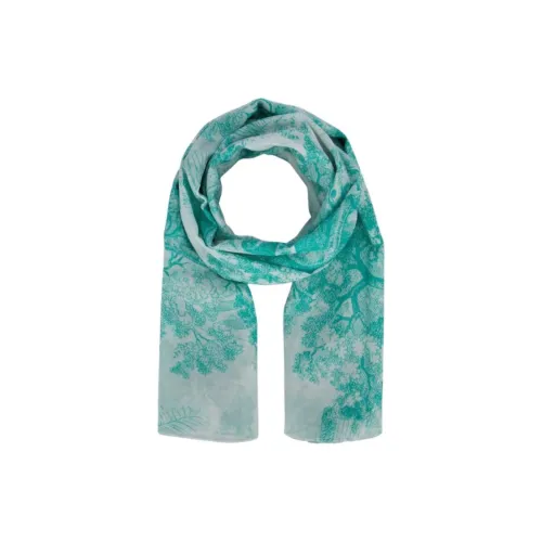 DIOR Вязаные шарфы Женские Зеленый