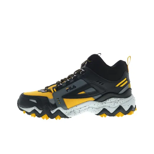FILA Oakmont Trail Износостойкий MID Топ Повседневная обувь Мужская Черная