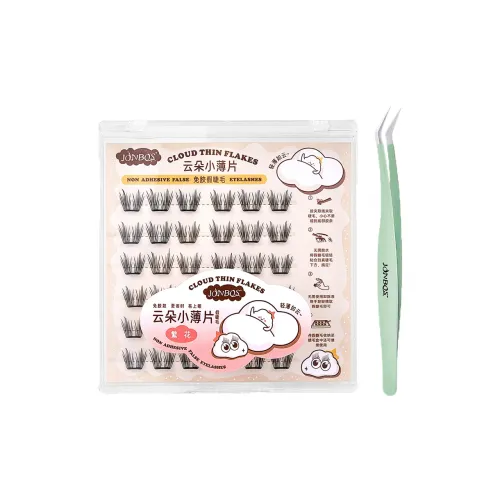 JONBOS Клей Бесплатно Self Stick Искусственные ресницы Three Points Подсолнух Один кластер Натуральный Увеличивающий сегментированный