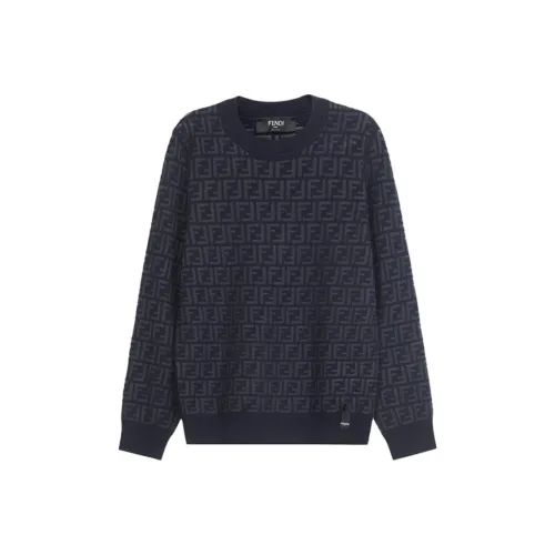FENDI Синие Мужские Свитера