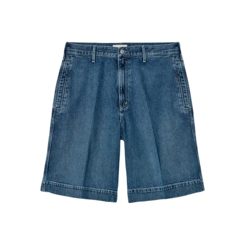COS Blue Men's Denim Shorts COS Синие Мужские Джинсовые Шорты