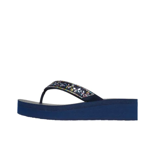 Skechers Vinyasa Шлепанцы Женские Темно-синий