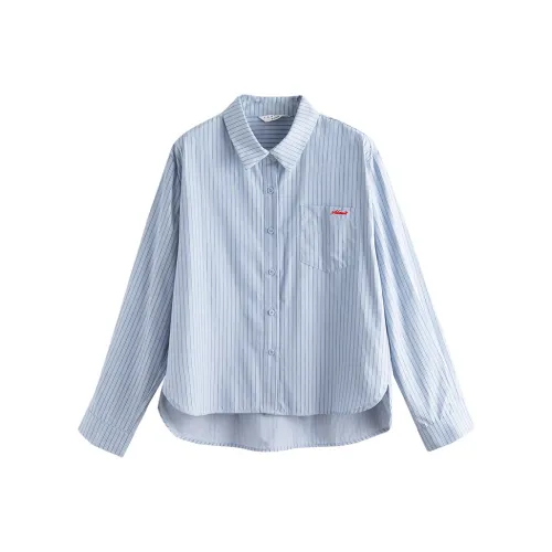 Tonlion Синие Женские Рубашки