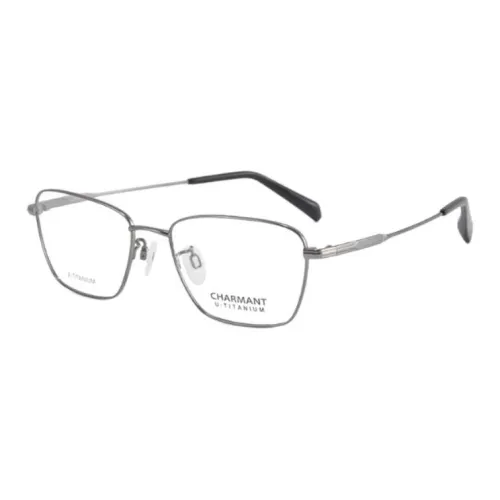 CHARMANT β-титан Вакуумная Формовка Нерегулярная Форма Оправы для Очков Унисекс Металлический Серый