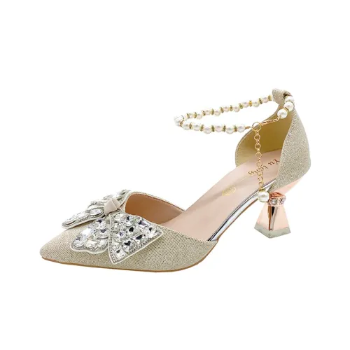 Dawei's House Каблук в форме бокала Высокие каблуки Женские