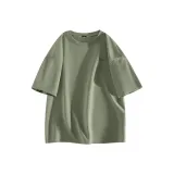 [Dense 100% cotton] Пальмовый зеленый (Логотип Mz Свобода Continuous на груди)