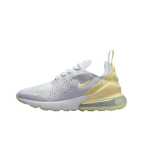 Nike Air Max 270 Low Топ Беговые кроссовки Женские Серый Желтый