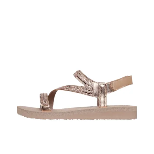 Skechers Meditation One Ремень Сандалии Женские Розово-золотой