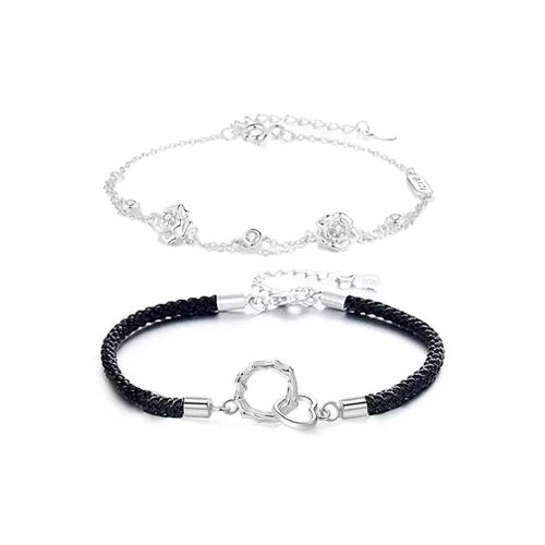 JOYDINNY Браслет с шнурками унисекс