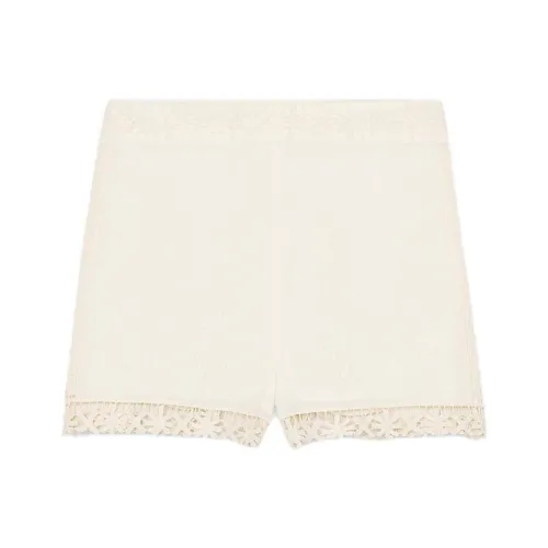 ZARA ZW Series Белые Женские Повседневные Шорты
